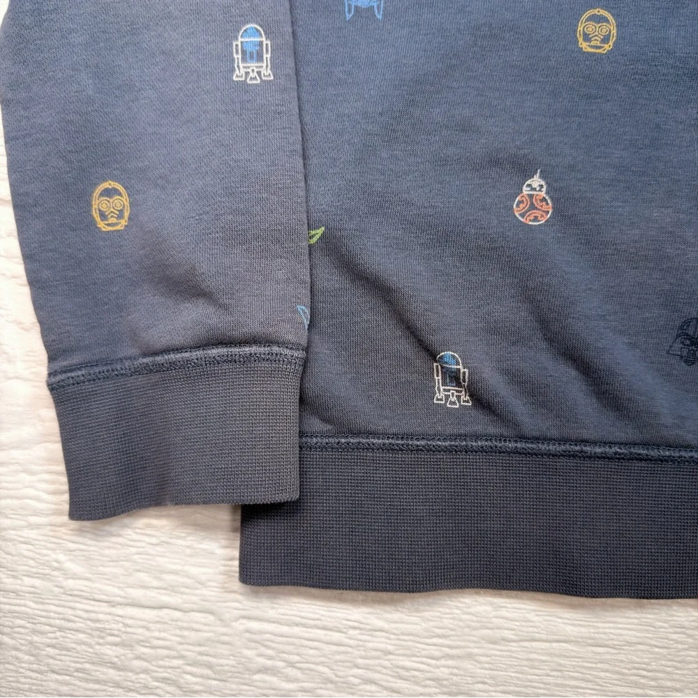 GAP x Star Wars Kids Boys Sweatshirt Blue Youth Crewneck Large (10/11)